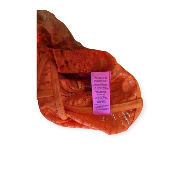 La SENZA Portofino Orange lace one-piece lingerie teddy one-piece size XL EUC - Picture 9 of 9